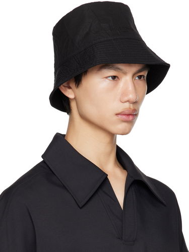 Klobúk WOOYOUNGMI Crinkle Bucket Hat Čierna | W231AC53, 1