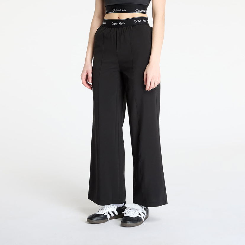 Nohavice CALVIN KLEIN Calvin Klein Wide Leg Pants Čierna | 00GWF4P606-UB1