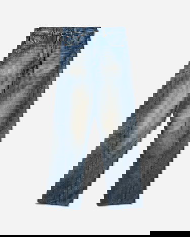 Džínsy Maison Margiela Wide-Leg Washed Denim Jeans Modrá | SH0LA0024 962, 1