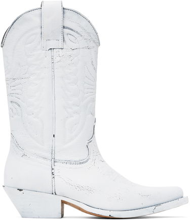 Oblečenie Maison Margiela MM6 Maison Margiela Painted Cowboy Boots Biela | S66WW0093 P8299, 0