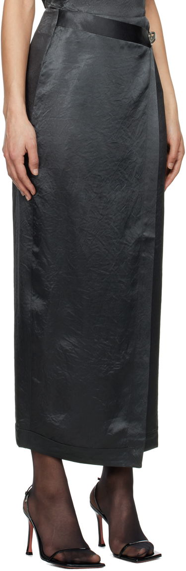Sukňa Nanushka Nanushka Grisel Maxi Wrap Skirt Čierna | NW25RSSK03277, 1