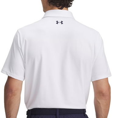 Polo tričko Under Armour Playoff 3.0 Stripe Polo Shirt Biela | 1378676-103, 1