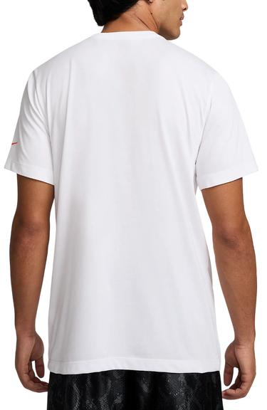 Tričko Nike Graphic Print Cotton T-Shirt Biela | HV5150, 3