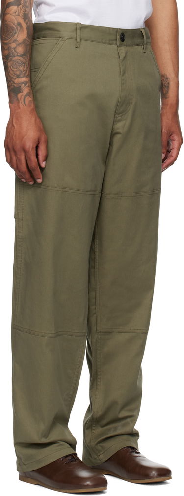 Nohavice Moncler Moncler Gabardine Trousers Zelené | K20912A00003598R1, 1