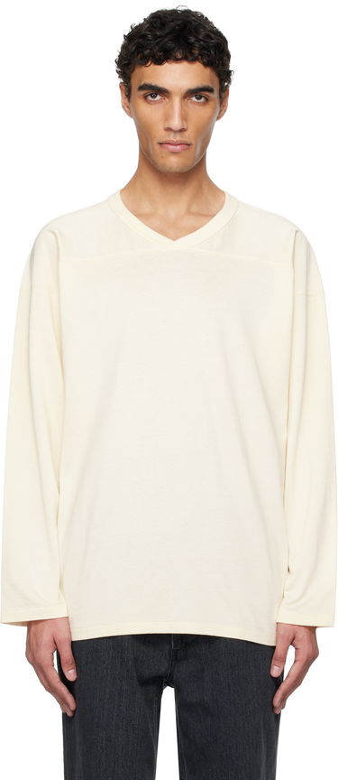 Sveter NANAMICA nanamica Rayon Cotton Long Sleeve T-Shirt Béžová | S25SH015U, 0