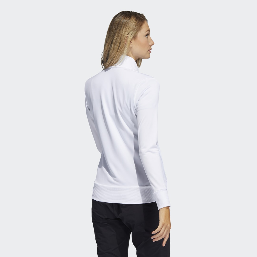 Bunda adidas Originals Textured Full-Zip Jacket Biela | HA3400, 1