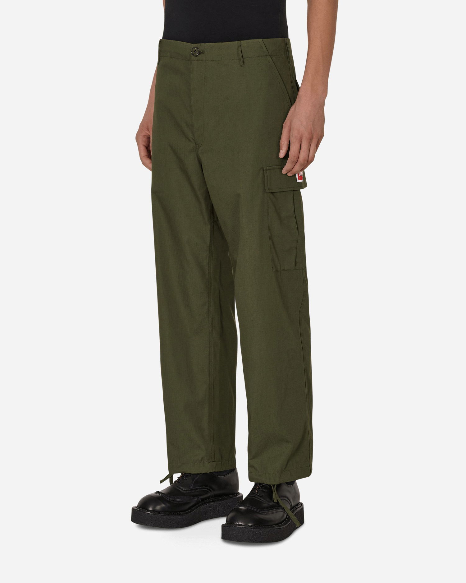 Cargo nohavice KENZO Cargo Trousers Zelené | FC65PA2429DD 51, 1