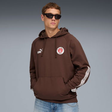 Mikina Puma FC St. Pauli King Hoody Hnedá | 783601-01, 2