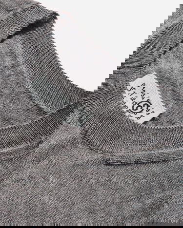 Sveter Maison Margiela Elbow Patch Crewneck Sweater Šedá | SH0HL0032 816M, 3