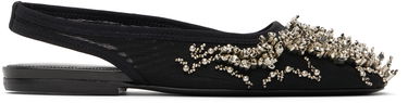 Doplnky Dries Van Noten Dries Van Noten Embellished Mesh Slingback Ballerinas Čierna | WS251-1617-800, 0