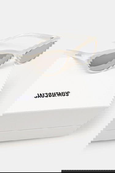 Slnečné okuliare Jacquemus Jacquemus CURVO Sunglasses Biela | JAC134C1SUN, 3