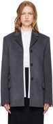 Straight Wool Blazer