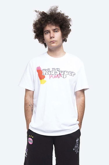 Tričko Puma Studio Print T-Shirt Biela | 530410.02, 0