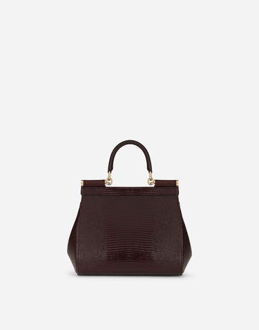 Kabelka Dolce & Gabbana Dolce & Gabbana Sicily Handbag Vínová | BB6003B109580342, 3