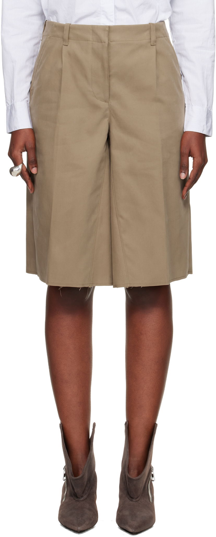 Šortky OUR LEGACY Jumbo Shorts Béžová | W4254JS