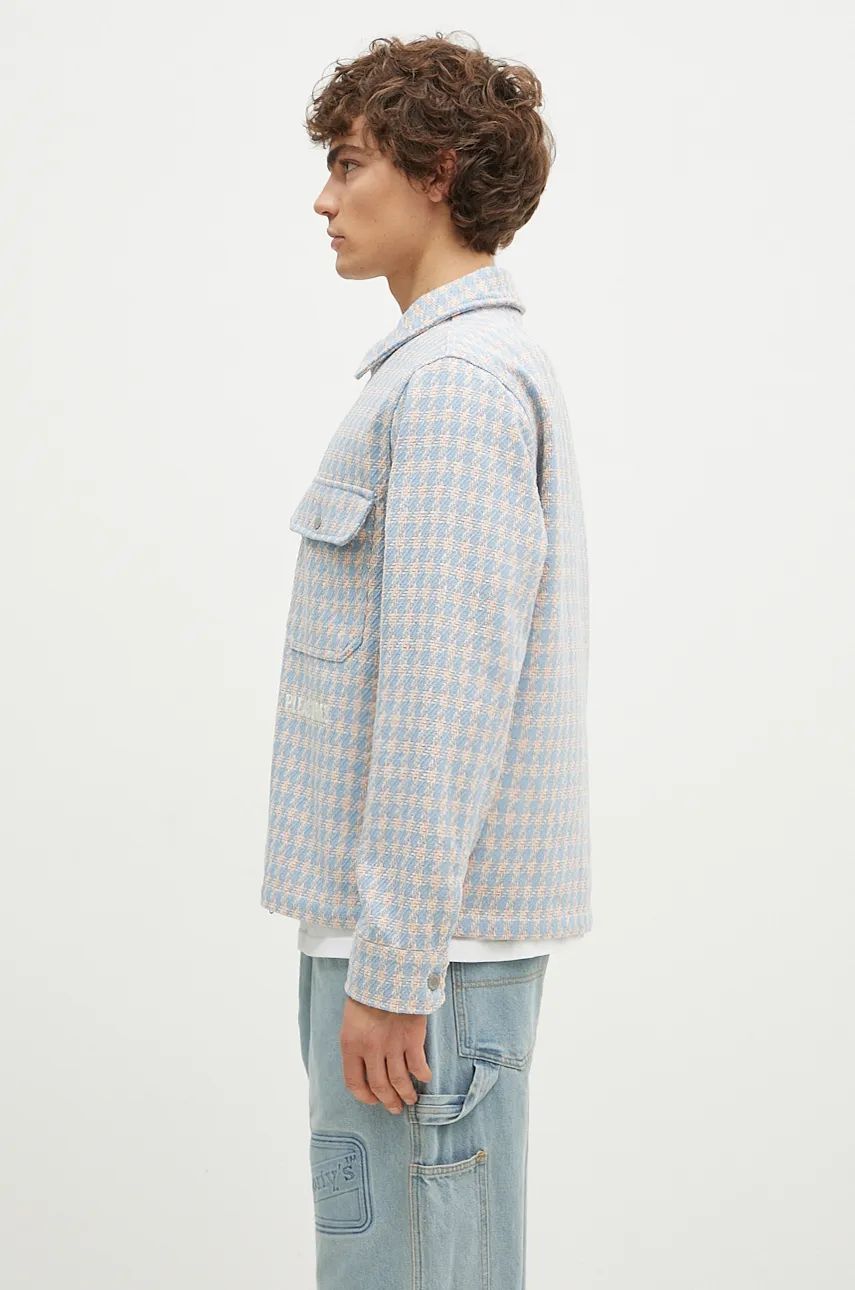 Bunda Pleasures Folklore Work Jacket Modrá | P24F038, 1