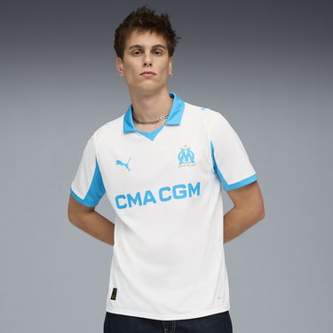 Dres Puma Olympique de Marseille Home Jersey 25/26 Biela | 779801_01, 1