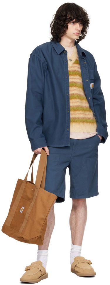 Košeľa Carhartt WIP Workwear Button-Up Shirt Jacket Modrá | I033443, 3
