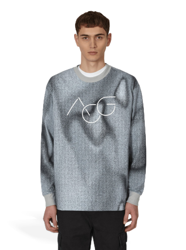 Tričko Nike ACG Snowdrift All-Over Printed Longsleeve T-Shirt Šedá | DV9663-025