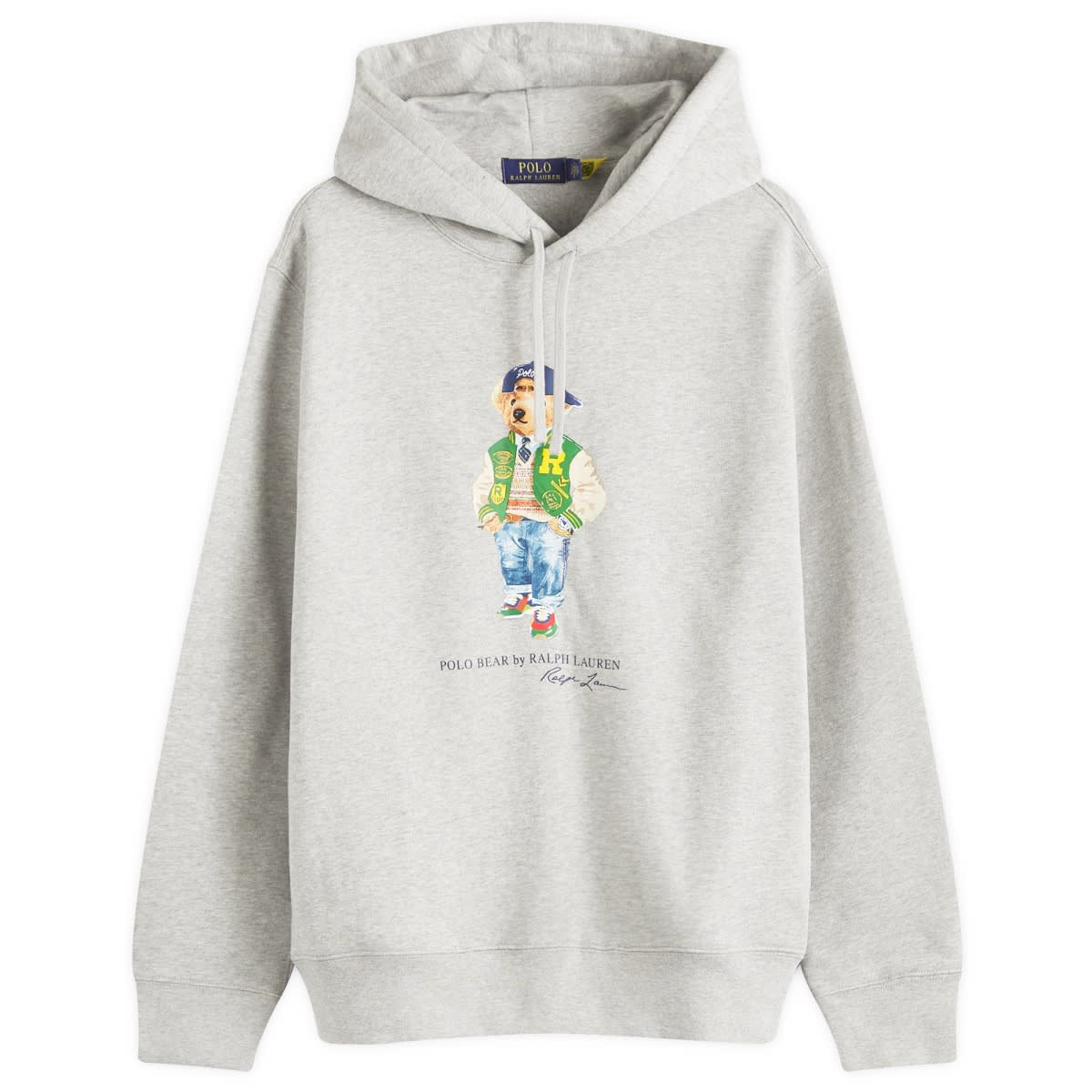 Mikina Polo by Ralph Lauren Varsity Bear Hoodie Šedá | 710953719001, 0