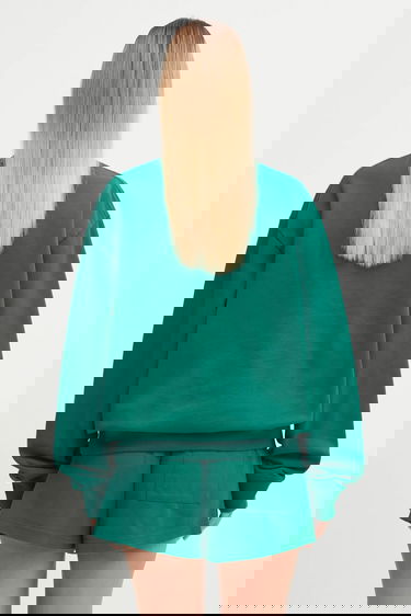 Mikina Sporty & Rich New York Tennis Club Graphic Print Sweatshirt Zelené | ST071621402GR03, 5