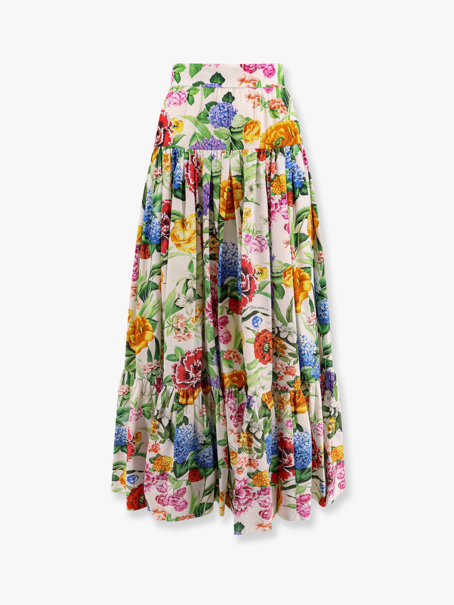 Sukňa Dolce & Gabbana Dolce & Gabbana Floral Print Tiered Maxi Skirt Rôznofarebný | F4CX0THS5S5HA5KU, 0