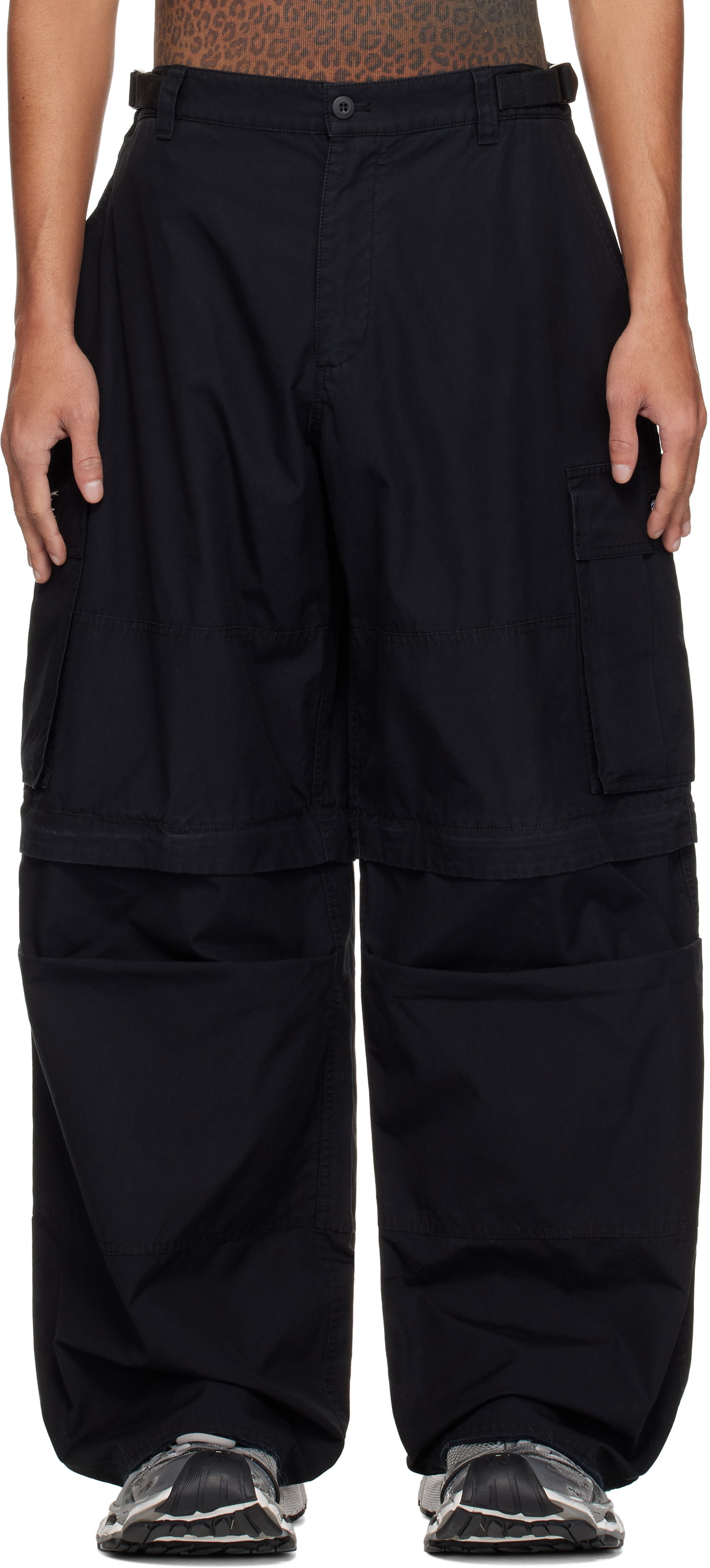Cargo nohavice 032C 032c Intermission Cargo Pants Čierna | S25-URW-1001-000, 0