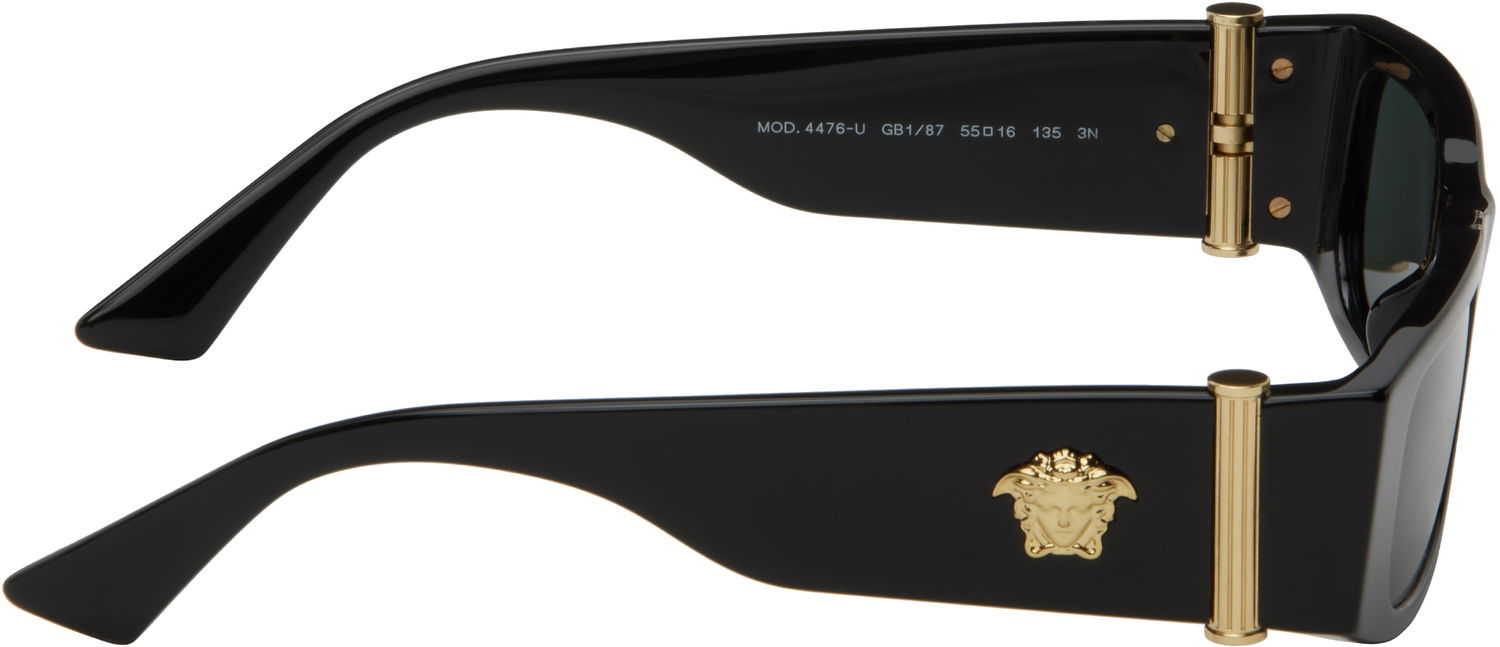 Slnečné okuliare Versace Versace Medusa Glam Rectangular Sunglasses Čierna | 0VE4476U 8056262223062, 1