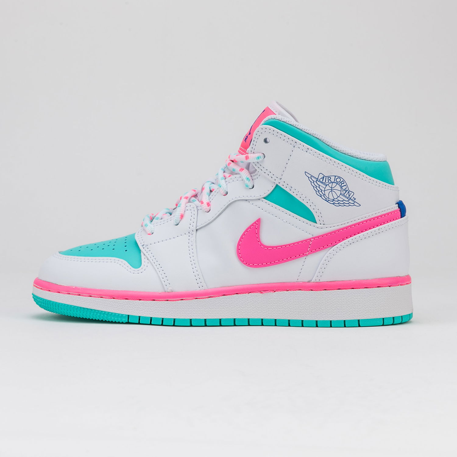 Tenisky a topánky Jordan Air Jordan 1 Mid GS "Digital Pink" Biela | 555112-102, 0