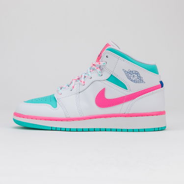 Tenisky a topánky Jordan Air Jordan 1 Mid GS "Digital Pink" Biela | 555112-102, 0