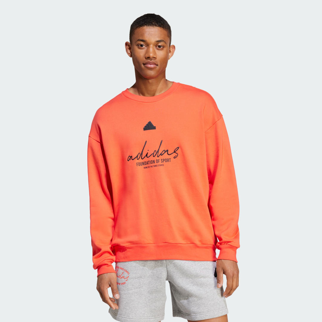 Mikina adidas Performance Foundation of Sport Sweatshirt Oranžová | IW3543, 0