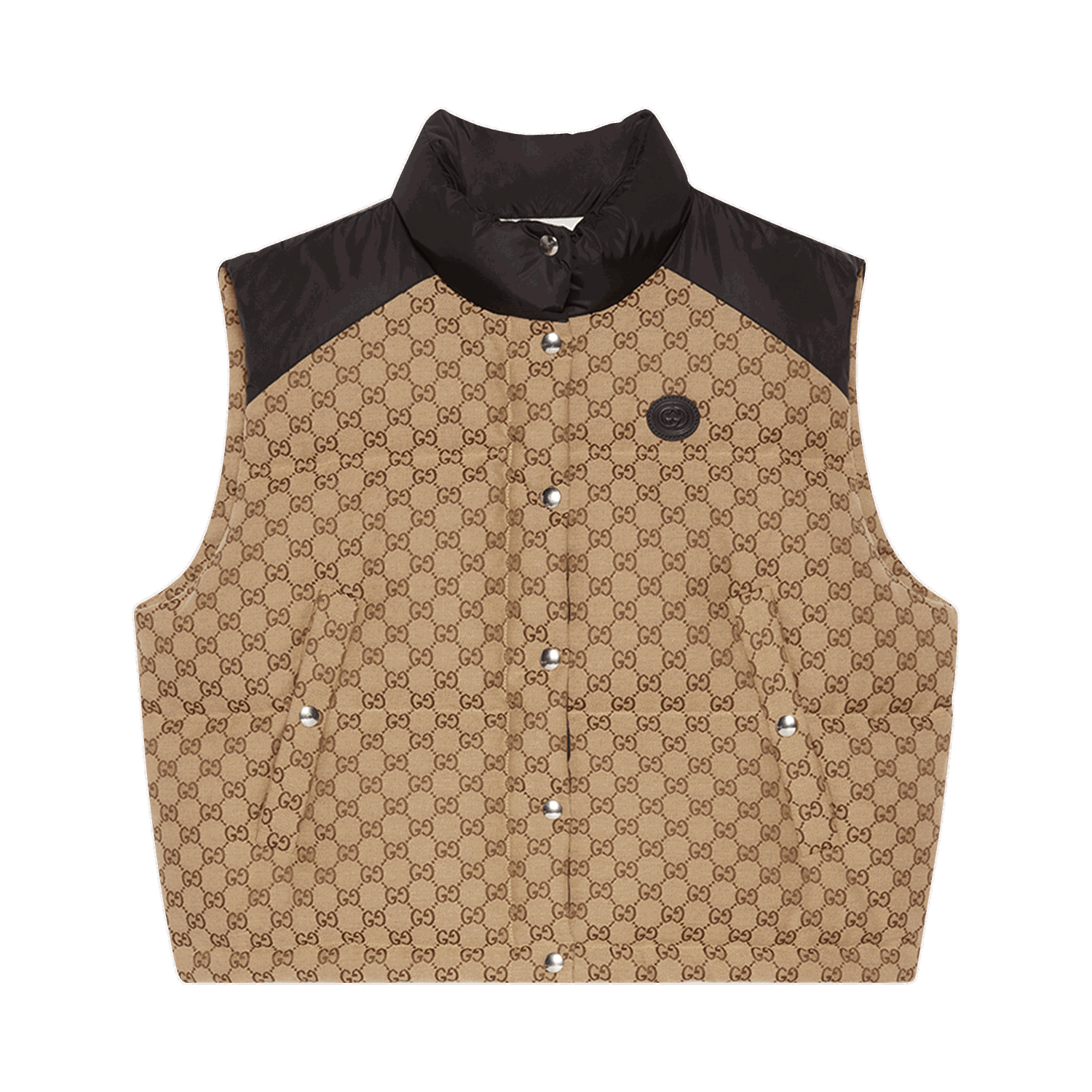 Vesta Gucci Puffer Vest Hnedá | 717547 Z9AAT 2184, 0