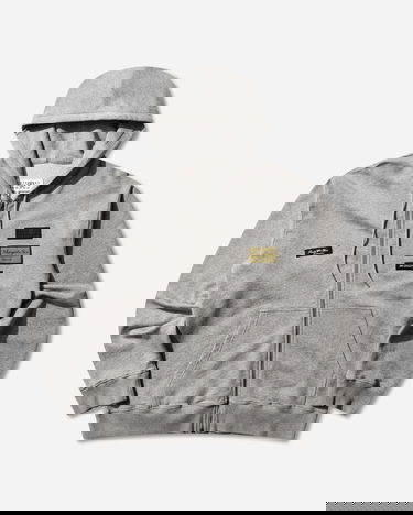 Mikina Maison Margiela Margiela Six Ready When Worn Label Patch Zip Hoodie Šedá | SH0HG0007 853M, 1