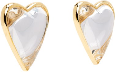 Náušnice Alaïa Gold 'Le Cœur Bombe' Earrings Metalická | AA2B068LA008, 1