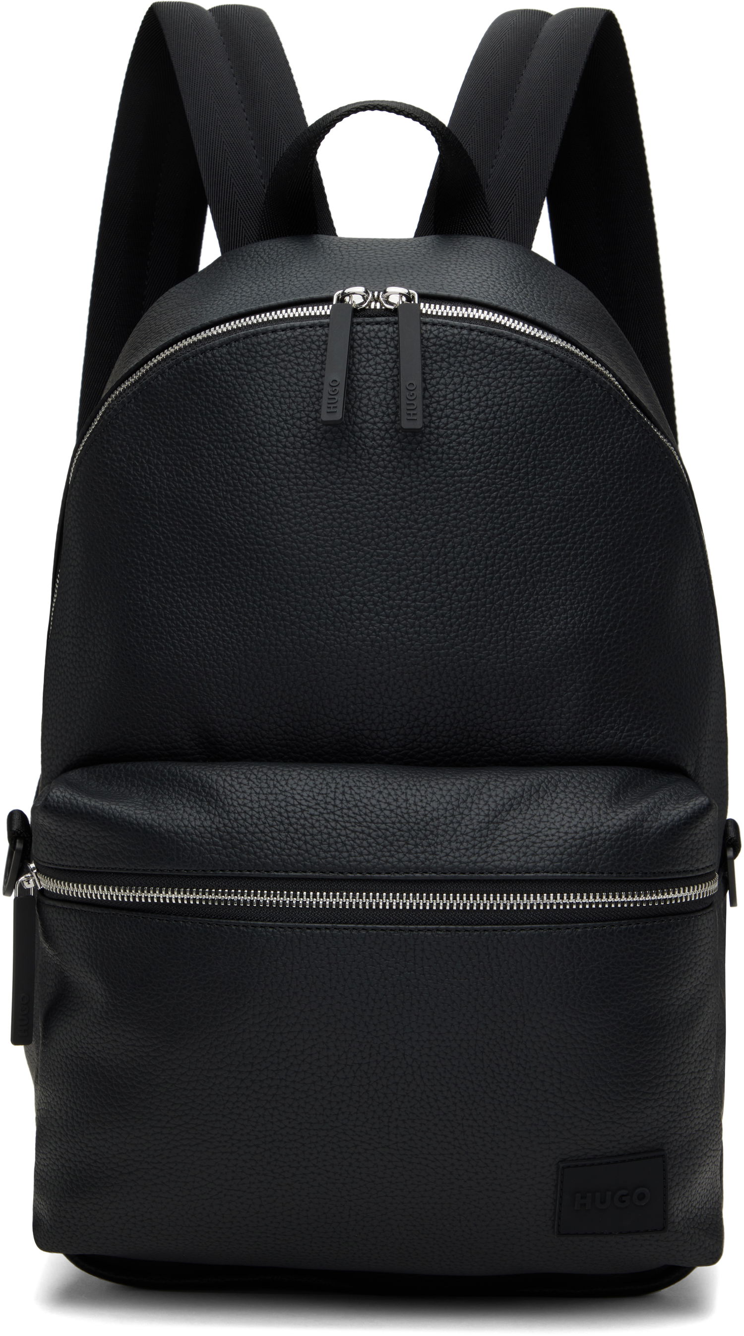 Batoh BOSS Faux-Leather Backpack Čierna | 50535693, 0