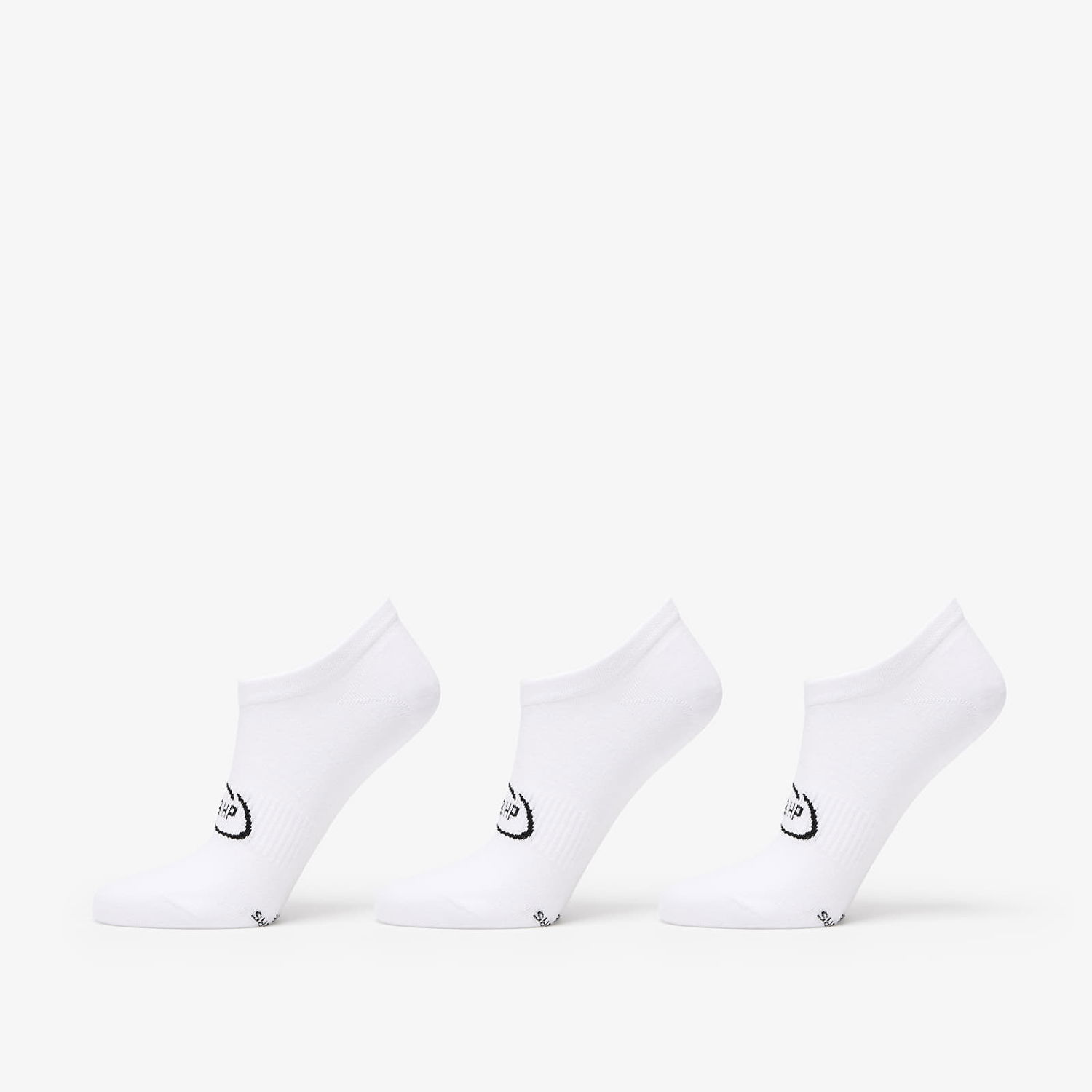 Ponožky Footshop Invisible Socks 3-Pack White Biela | FTSHP_377, 0