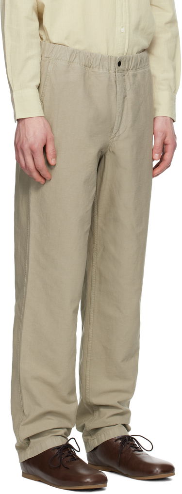 Nohavice NORSE PROJECTS Norse Projects Ezra Relaxed Cotton Linen Trousers Béžová | N25-0420, 1