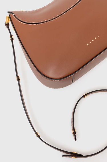 Taška cez rameno Marni Marni Hobo Bag Hnedá | BMMP0102U0.LV589, 3
