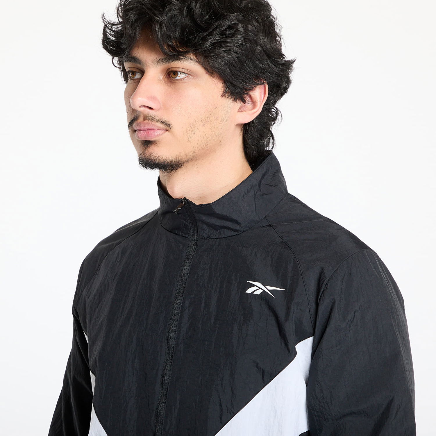 Vetrovka Reebok Basketball Track Top Čierna | 100223959, 1