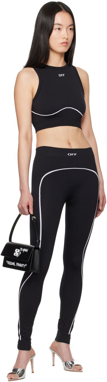 Legíny Off-White Stamp Seamless Sport Leggings Čierna | OWVV015C99KNI0021001, 3