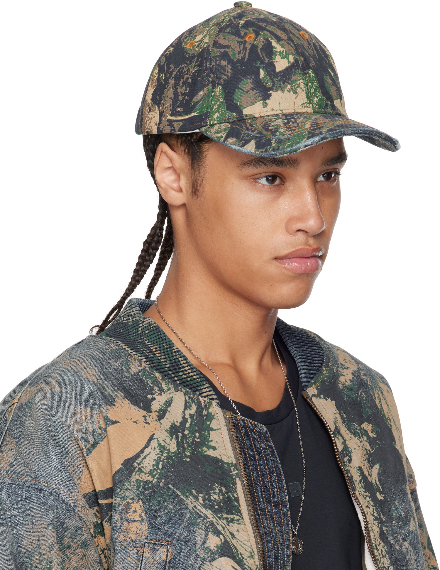 Šiltovka Acne Studios Acne Studios Cotton Ripstop Baseball Cap Rôznofarebný | C40403-, 1