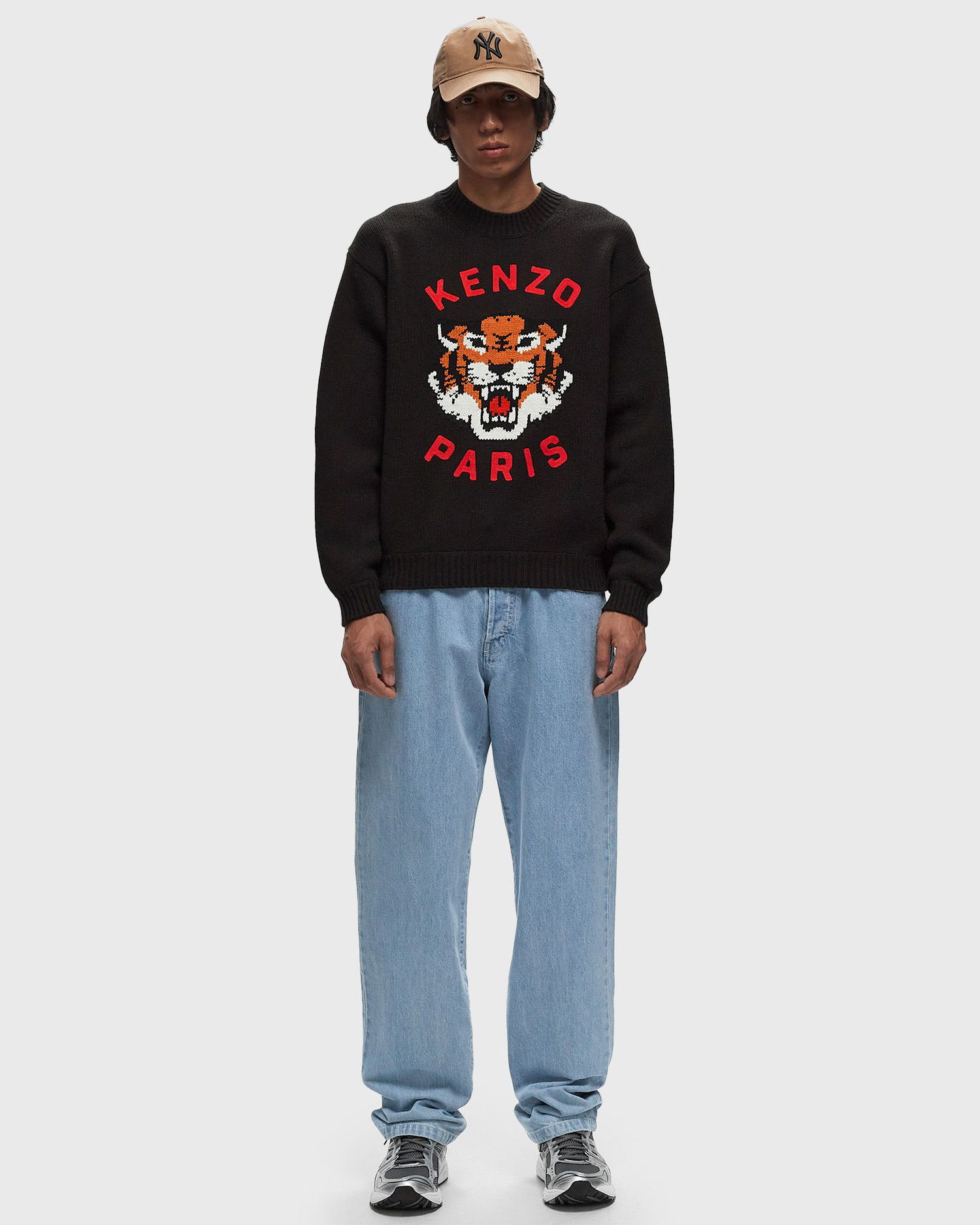 Sveter KENZO RWS LUCKY TIGER JUMPER men Čierna | FE68PU4773LH.99J, 1