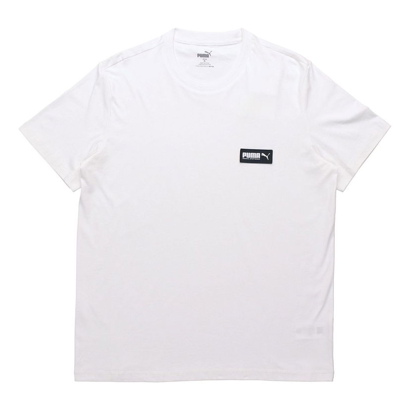 Tričko Puma Fuslon Minimalistic Logo Short Sleeve T-Shirt Biela | 582687-02