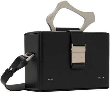 Kabelka HELIOT EMIL Solely Box Bag with Metallic Handle Čierna | HE_15_41_L03_BLK01, 1