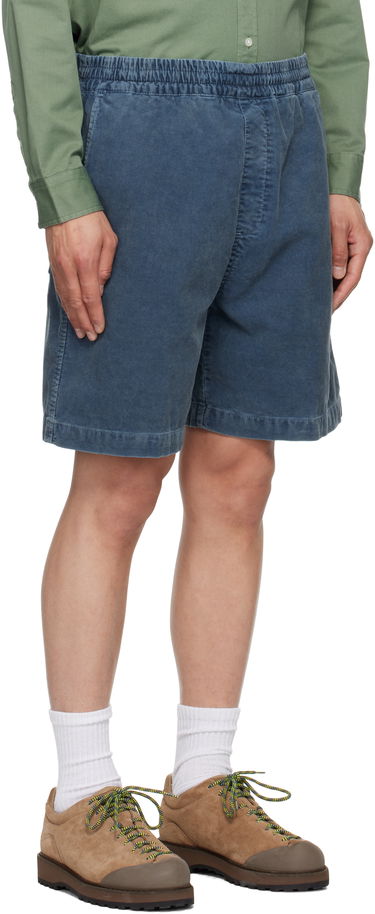 Šortky Carhartt WIP Reynold Corduroy Relaxed Shorts Modrá | I034877, 1