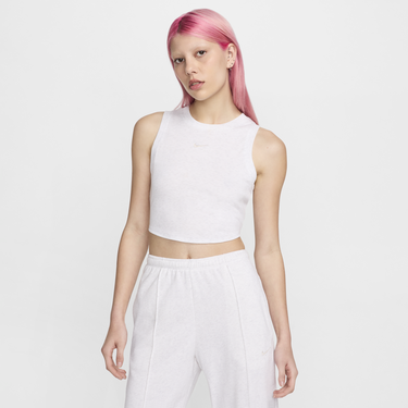 Crop Top Nike Sportswear Chill Knit Béžová | FB8279-051, 0