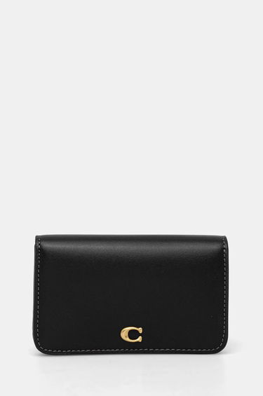 Peňaženka Coach Leather Slim Fold Wallet Čierna | CR990, 0