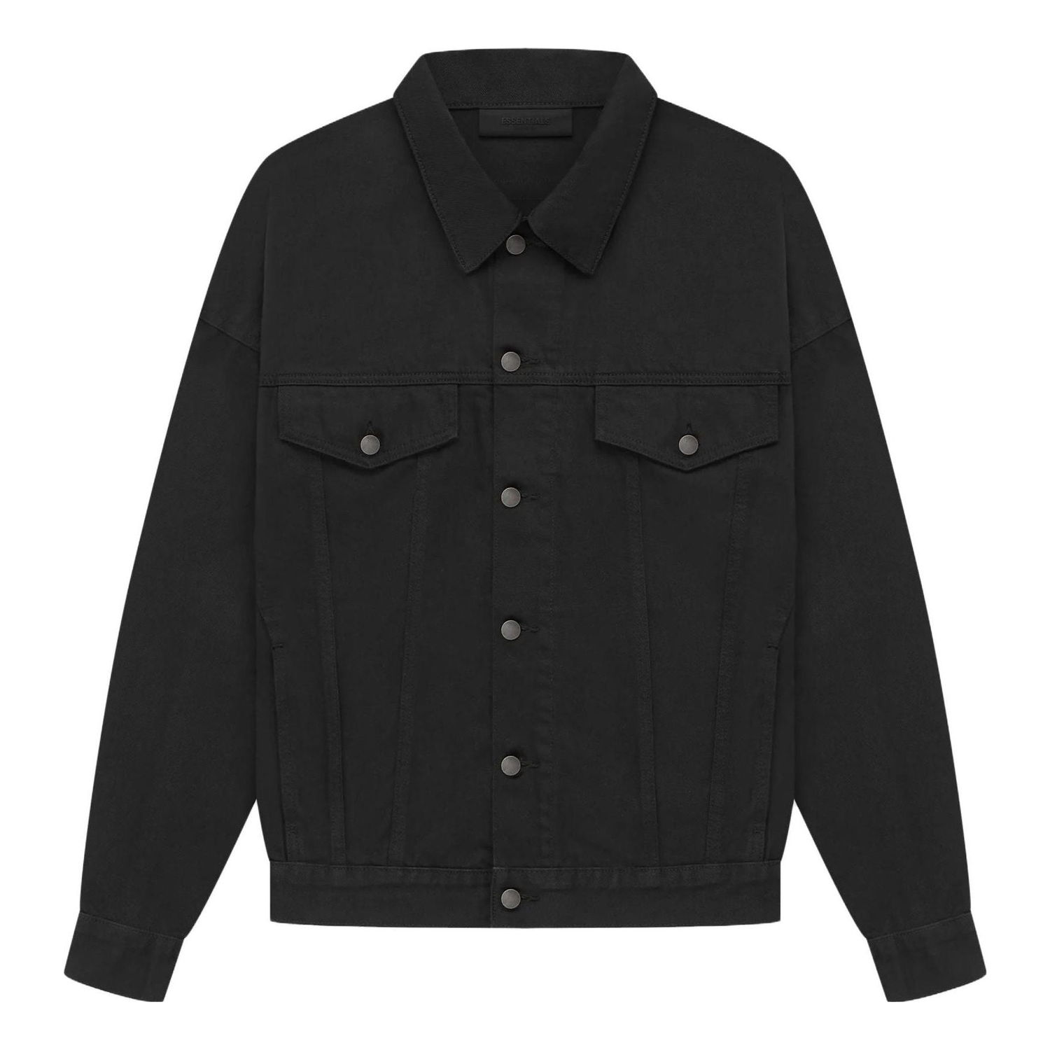 Bunda Fear of God Essentials The Collection Denim Jacket Čierna | 202SP234270F, 0