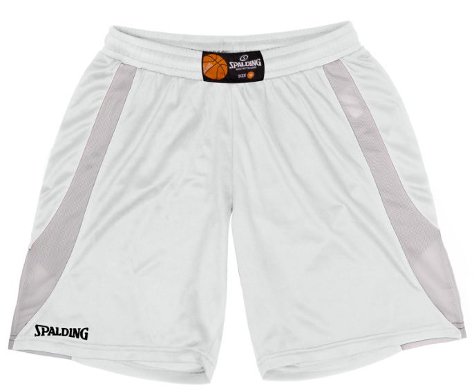 Šortky Spalding Spalding Jam Shorts Biela | 40221005-whitesilvergrey, 0