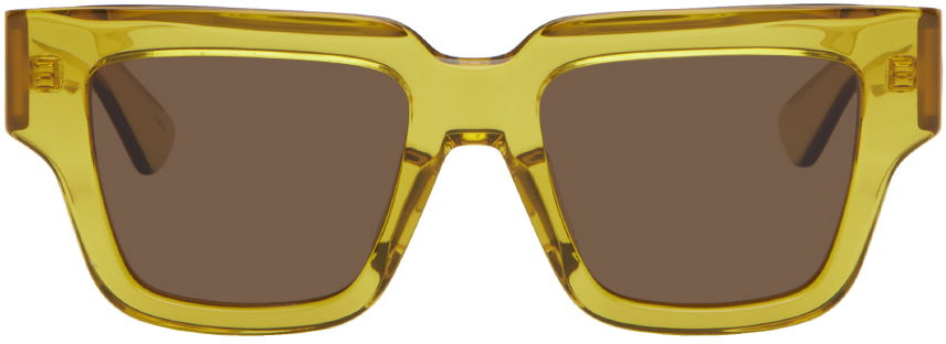Slnečné okuliare Bottega Veneta Square Sunglasses Žltá | BV1276S, 0